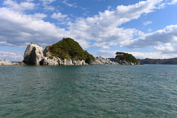 Naklejka premium 浄土ヶ浜