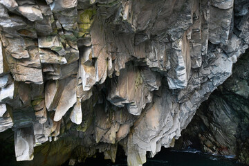 浄土ヶ浜の岩肌