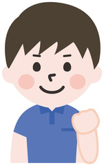 笑顔の男性スタッフ