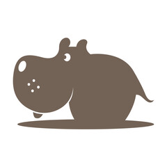 Huppopotamus logo icon design