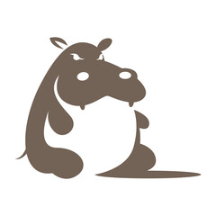 Huppopotamus logo icon design