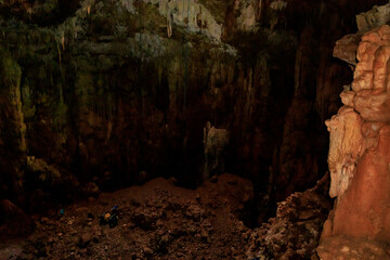Big  hall in the Salamander Cave in northern Israel