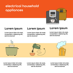 website, banner, flyer design for home appliances