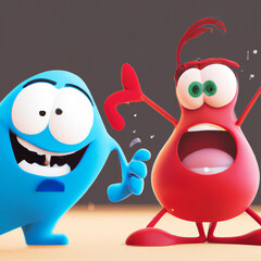 Fototapeta premium 3d rendered illustration of a child monster