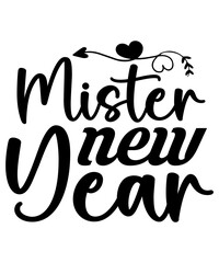 Happy New Year SVG Bundle, Hello 2023 Svg, New Year Decoration, New Year Sign, Silhouette Cricut, Printable Vector, New Year Quote Svg