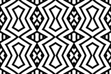 Ornament seamless pattern. Geometric background.Textile print, web design, abstract background. Vector art.
