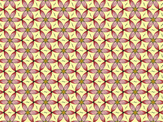 Abstract Flower Background Pattern for fabric designs