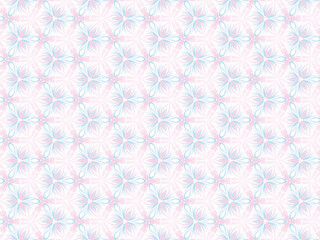 Abstract Flower Background Pattern for fabric designs