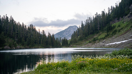 lake in the mountains