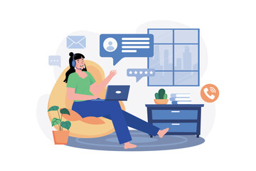 Answer Customer Chat From Home