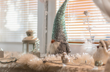Christmas time. Seasonal concept. Home decoration.