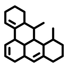 Fototapeta premium tshirt line icon