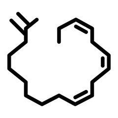 alpha lipoic acid line icon