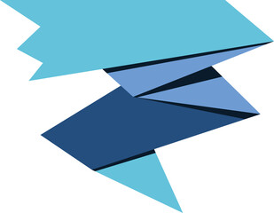 pop up folding paper banner for advertising illustration