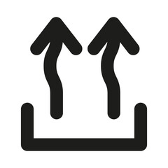 Wet and Dry line icon. Laundry washing illustration