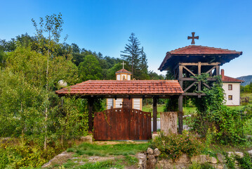 Pirot, Serbia -August 27, 2022: Monastery of the Holy Prophet Elijah(Manastir Svetog proroka Ilije:serbian) - Rsovci