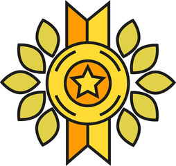 star medal award icon