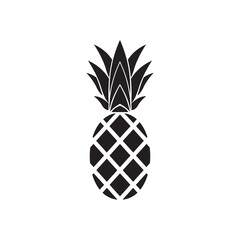 pineapple logo icon vector symbol