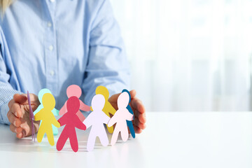 Concept of Diversity, Inclusion and Equality, space for text