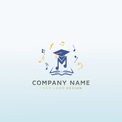 a logo for our brand Music University