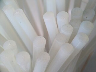 The stack of glue gun refill