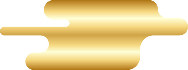 Abstract Gold Minimal Round Shape Vector