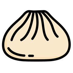 xiaolongbao line icon