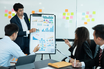 Asia business meeting   consultations of business people in the company's meeting room. 