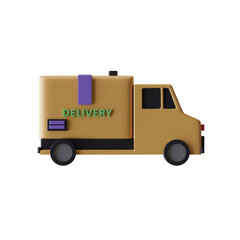 Delivery Truck 3d Icon