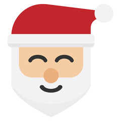 santa claus flat icon