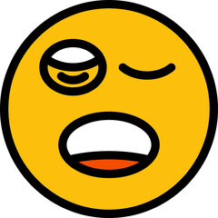 bored emoticon illustration