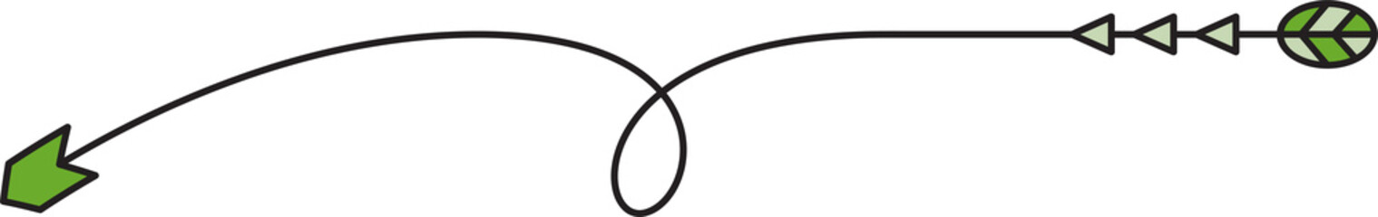 decorative arrow illustration