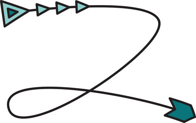 decorative arrow illustration