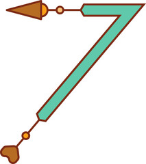 decorative arrow illustration