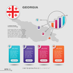 Georgia Chart Infographic Element