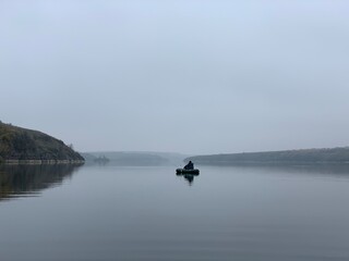 Fototapeta premium fishing in the morning