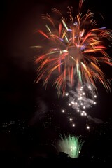 泉区民ふるさとまつりの花火