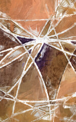 Expressive brushed painting on canvas. Abstract texture. 2d illustration. Wide brushstrokes. Modern digital art. Contemporary brush. Modern expression. Popular style pattern painted image.