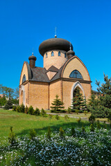 Obraz premium Orthodox Church of the Nativity of the Blessed Virgin Mary in Gorzow Wielkopolski, city in Lubusz Voivodeship, Poland.