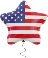Balloon star flag United States