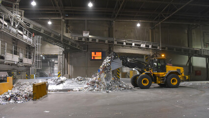 waste paper recycling for the production of new paper for the printing industry - waste paper...