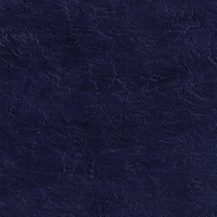 Dark blue wall. Rough destroyed surface. Grunge background. 