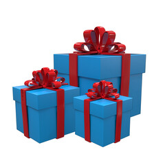 Gift box 3d Render 