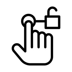 access line icon illustration vector graphic