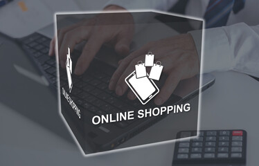 Concept of online shopping