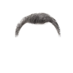 Mature businessman on white background
