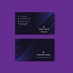 Vector modern and creative business card template