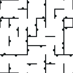 Decorative diagram colorful geometric figures background illustration