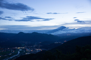 Mt.Fuji and night view