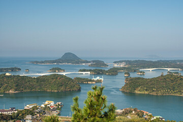 Five Bridges of Amakusa, in Kumamoto, Kyushu, Japan